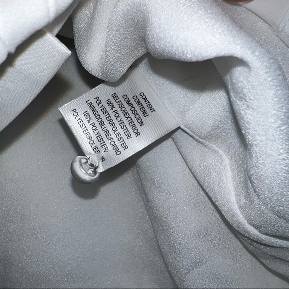 WAYF • Amena Ruffle Satin Blouse - Picture 6 of 8